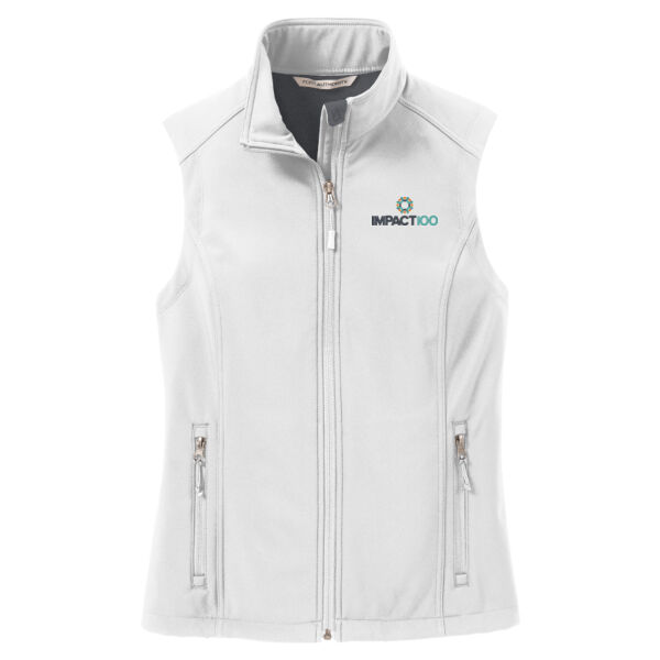 Impact 100 Embroidered - Ladies Core Soft Shell Vest Thumbnail