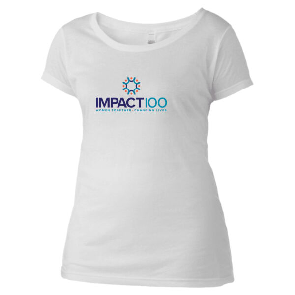 Gildan Impact 100 Printed- - Women's Poly-Rich Scoop Neck T-Shirt Thumbnail