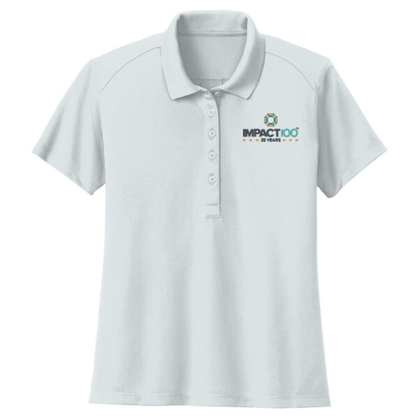 Impact 100 25th Anniversary Embroidered- - Women's Wearever Performance Pique Polo Thumbnail
