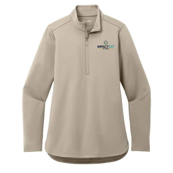 Impact 100 25th Anniversary Embroidered- - Women's C Free ® Double Knit 1/4 Zip Thumbnail