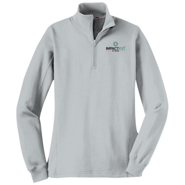 Impact 100 25th Anniversary Embroidered- - Women's 1/4 Zip Sweatshirt Thumbnail