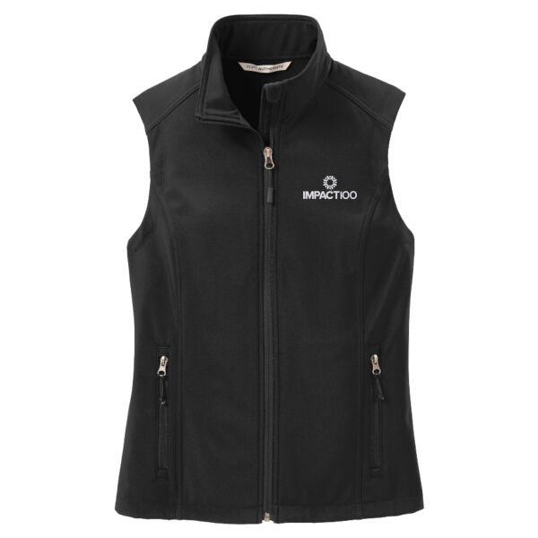 Port Authority Impact100 Embroidered- - Ladies Core Soft Shell Vest Thumbnail